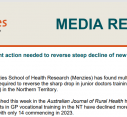 MEDIA RELEASE | Urgent action needed to reverse steep decline of new GPs