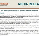 MEDIA RELEASE | One Health approach adopted in Timor-Leste to address Brucellosis