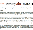 MEDIA RELEASE | MoU signed showing housing is a critical health priority