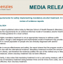 MEDIA RELEASE | Requirements for safely implementing mandatory alcohol treatment
