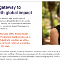 Menzies School of Health Research: Shaping global health leaders