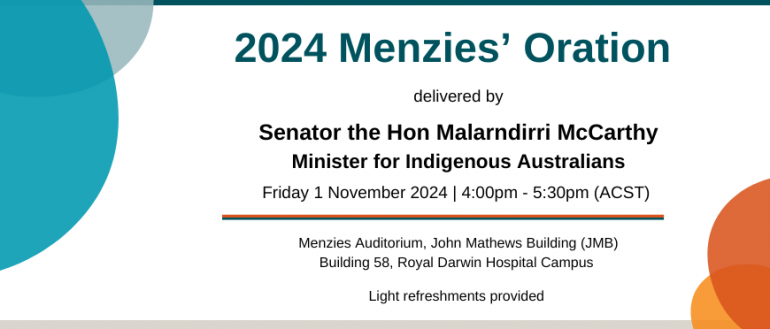 2024 Menzies Oration